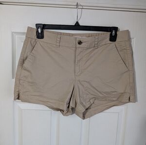 Old Navy - Size 12 Khaki Beige Women's Chino Shorts